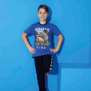 Pijamax Erkek Çocuk Pijama Takımı Kısa Kollu King Baskılı