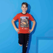 Pijamax Erkek Çocuk Pijama Takımı Kısa Kollu King Baskılı