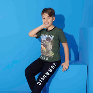 Pijamax Erkek Çocuk Pijama Takımı Kısa Kollu King Baskılı