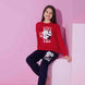Pijamax Kız Çocuk Pijama Takımı Uzun Kollu Baskılı Panda