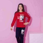 Pijamax Kız Çocuk Pijama Takımı Uzun Kollu Baskılı Panda