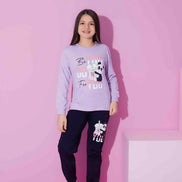 Pijamax Kız Çocuk Pijama Takımı Uzun Kollu Baskılı Panda