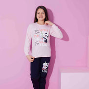 Pijamax Kız Çocuk Pijama Takımı Uzun Kollu Baskılı Panda