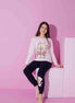 Pijamax Kız Çocuk Pijama Takımı Uzun Kollu Love Ayıcık Baskılı