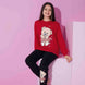 Pijamax Kız Çocuk Pijama Takımı Uzun Kollu Love Ayıcık Baskılı