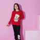 Pijamax Kız Çocuk Pijama Takımı Uzun Kollu Love Ayıcık Baskılı