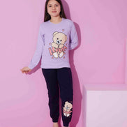Pijamax Kız Çocuk Pijama Takımı Uzun Kollu Love Ayıcık Baskılı