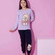 Pijamax Kız Çocuk Pijama Takımı Uzun Kollu Love Ayıcık Baskılı