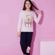 Pijamax Kız Çocuk Pijama Takımı Uzun Kollu Love Ayıcık Baskılı