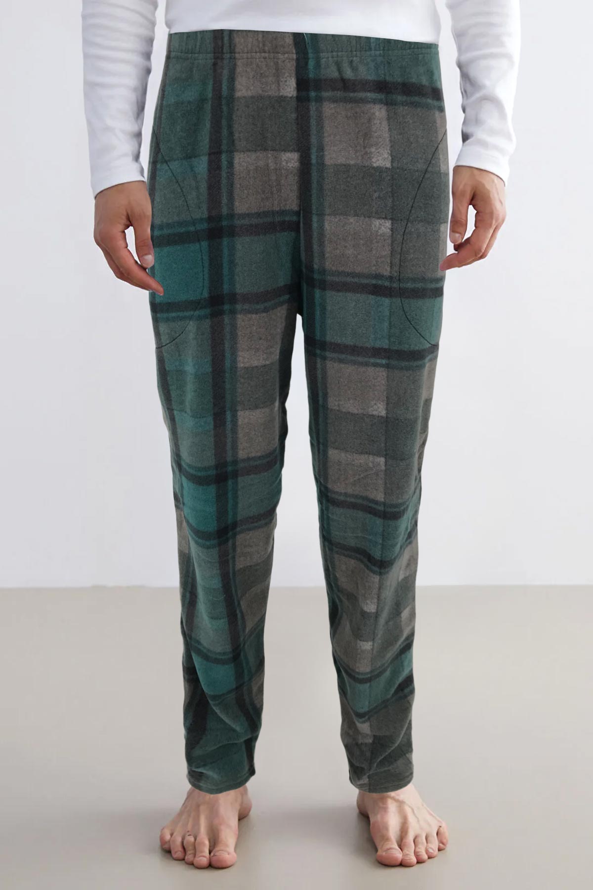 Pijamoni Erkek Tek Alt Eşofman Polar