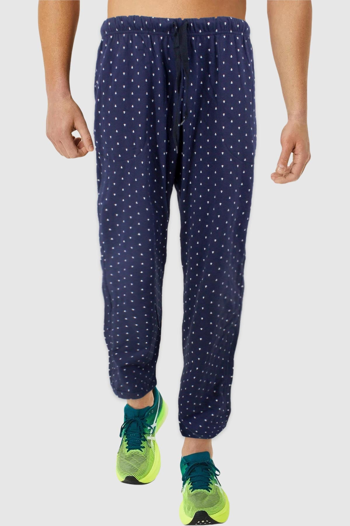 Pijamoni Erkek Tek Alt Pijama Baskılı Penye