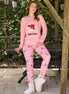 Pijamoni Kadın Pijama Takımı Uzun Kollu Bisiklet Yaka Termal