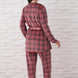 Pijamoni Kadın Sabahlıklı Pijama Takımı İp Askılı Kadife Desenli