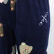 Pijamoni Kadın Tek Alt Pijama Baskılı Kadife