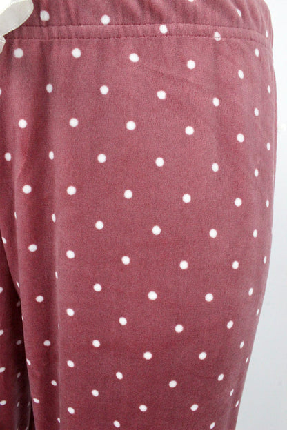 Pijamoni Kadın Tek Alt Pijama Baskılı Kadife