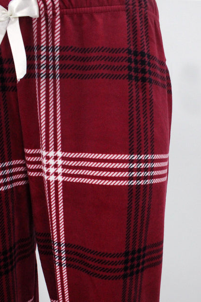 Pijamoni Kadın Tek Alt Pijama Baskılı Kadife