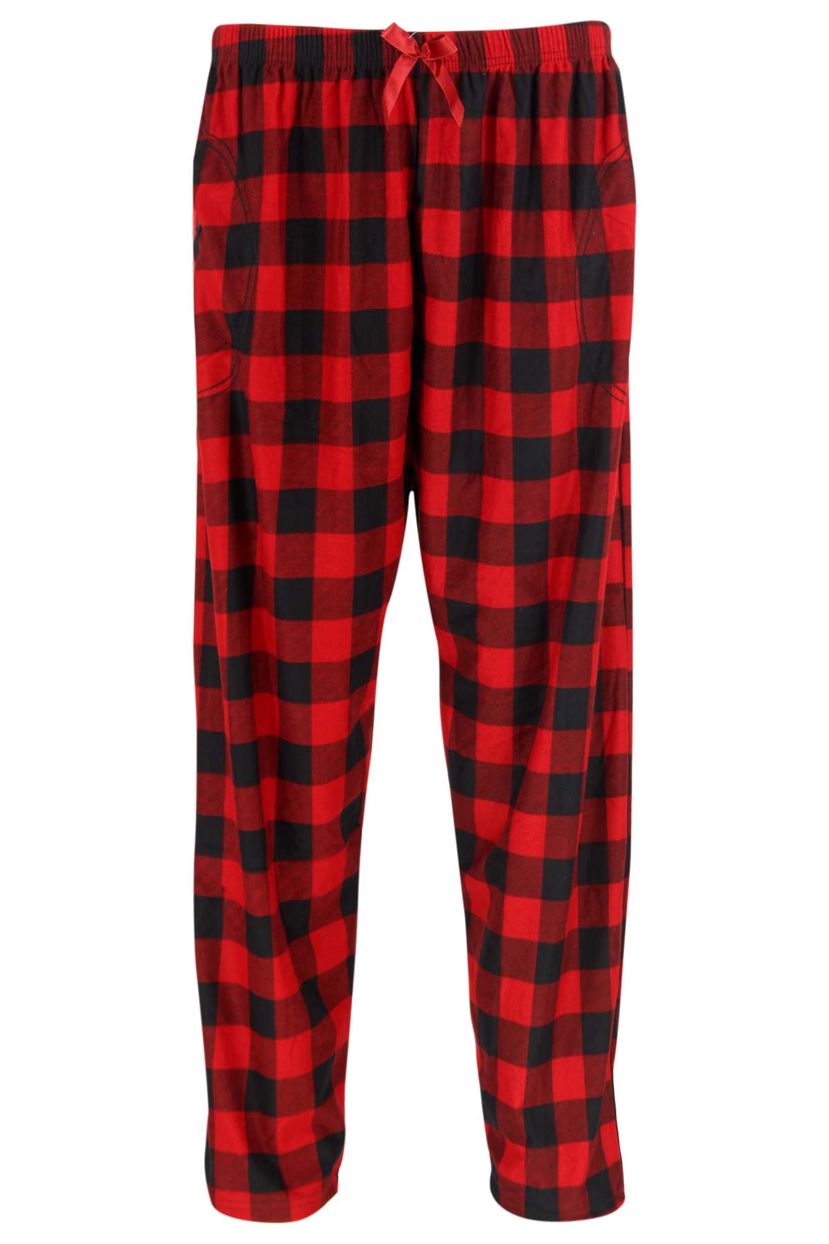 Pijamoni Kadın Tek Alt Pijama Cepli Desenli Süet Büyük Beden