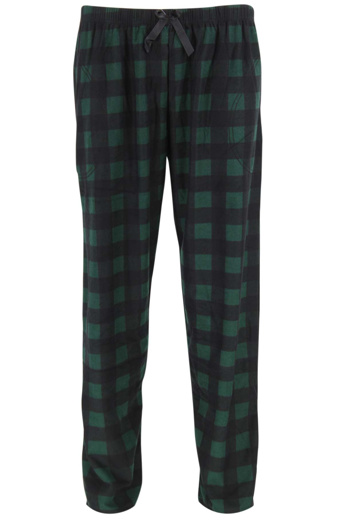 Pijamoni Kadın Tek Alt Pijama Cepli Desenli Süet Büyük Beden