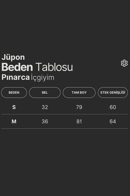 Pınar Kadın Jüpon Astar Diz Altı