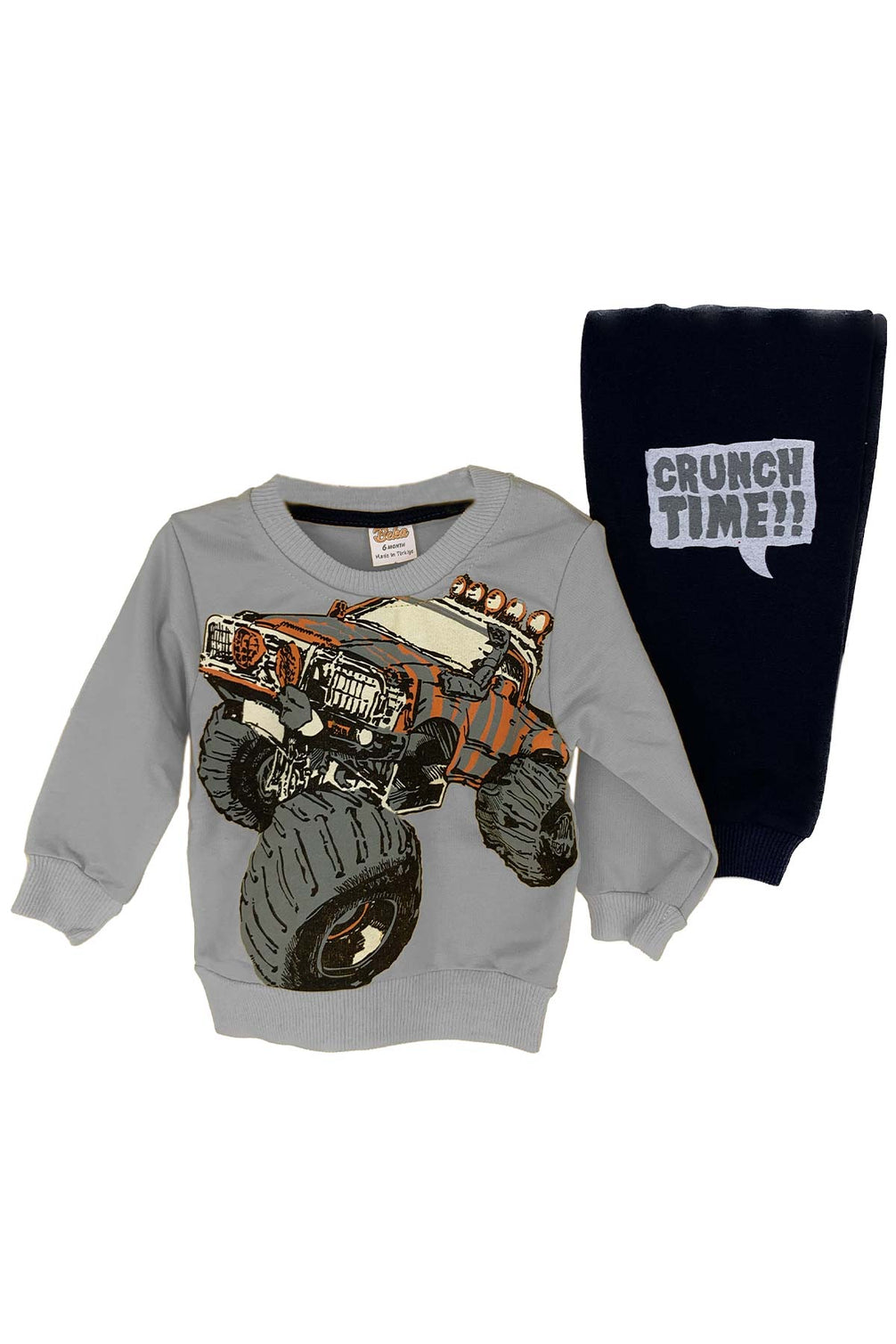 Pınarca Bebek Araba Desenli Pijama Takımı