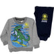 Pınarca Bebek Dinazor Desenli Pijama Takımı