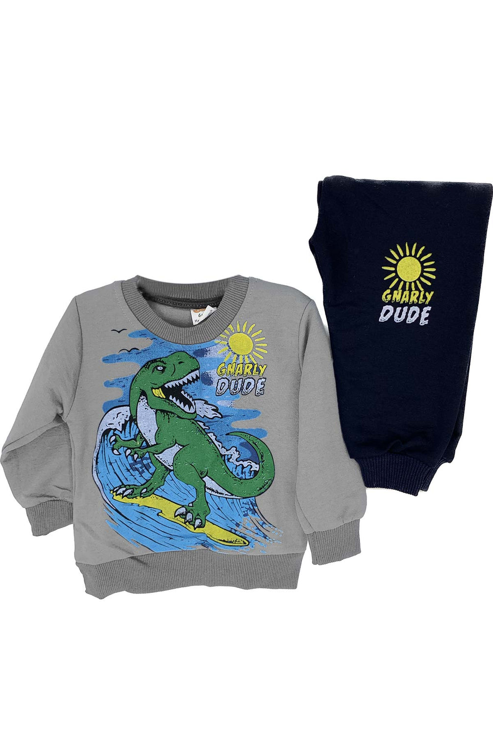 Pınarca Bebek Dinazor Desenli Pijama Takımı