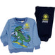 Pınarca Bebek Dinazor Desenli Pijama Takımı