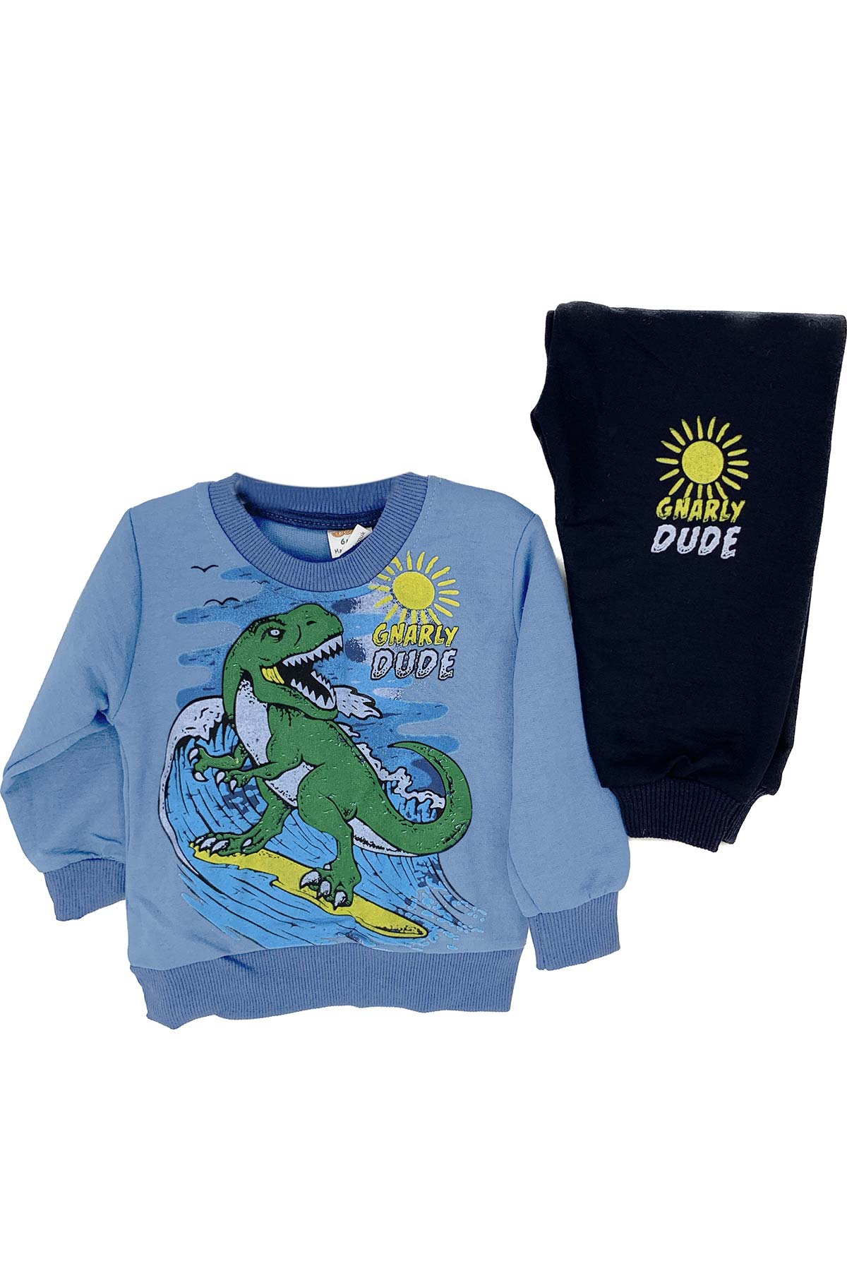 Pınarca Bebek Dinazor Desenli Pijama Takımı