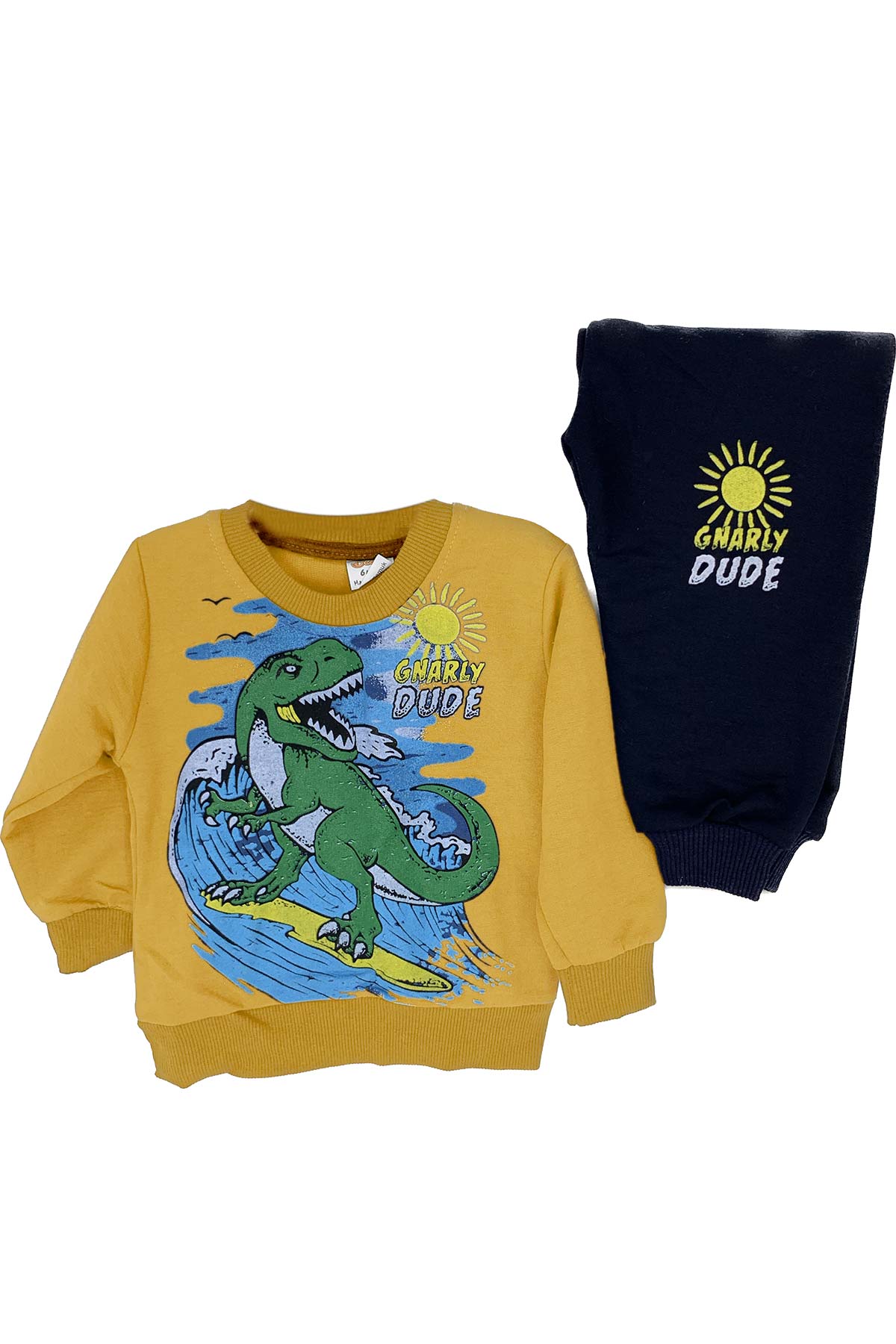 Pınarca Bebek Dinazor Desenli Pijama Takımı