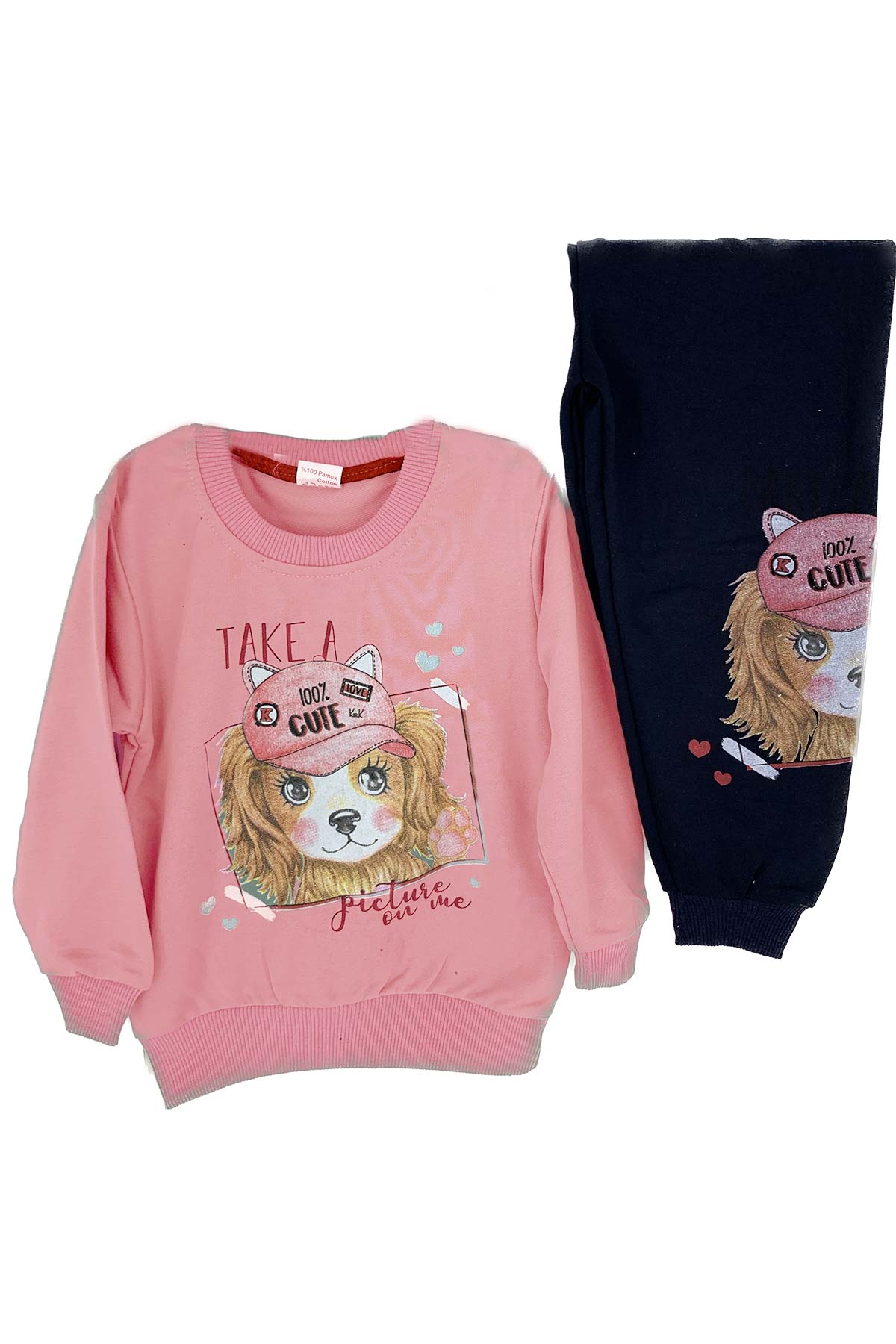 Pınarca Bebek Köpek Desenli Pijama Takımı