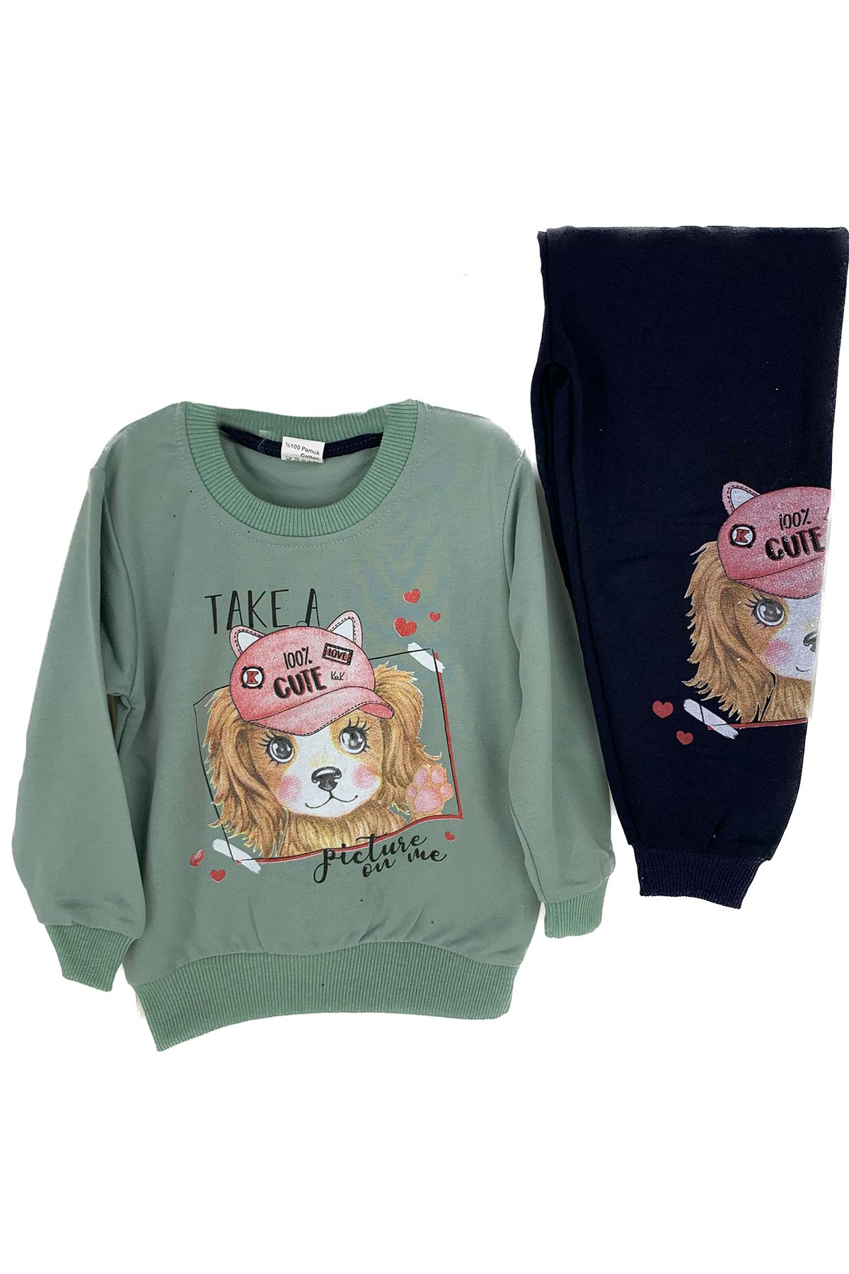 Pınarca Bebek Köpek Desenli Pijama Takımı