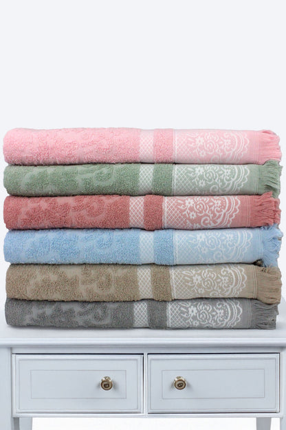 Pınarca El Yüz Havlusu 50x90 Jakarlı Dray Hasır Desen