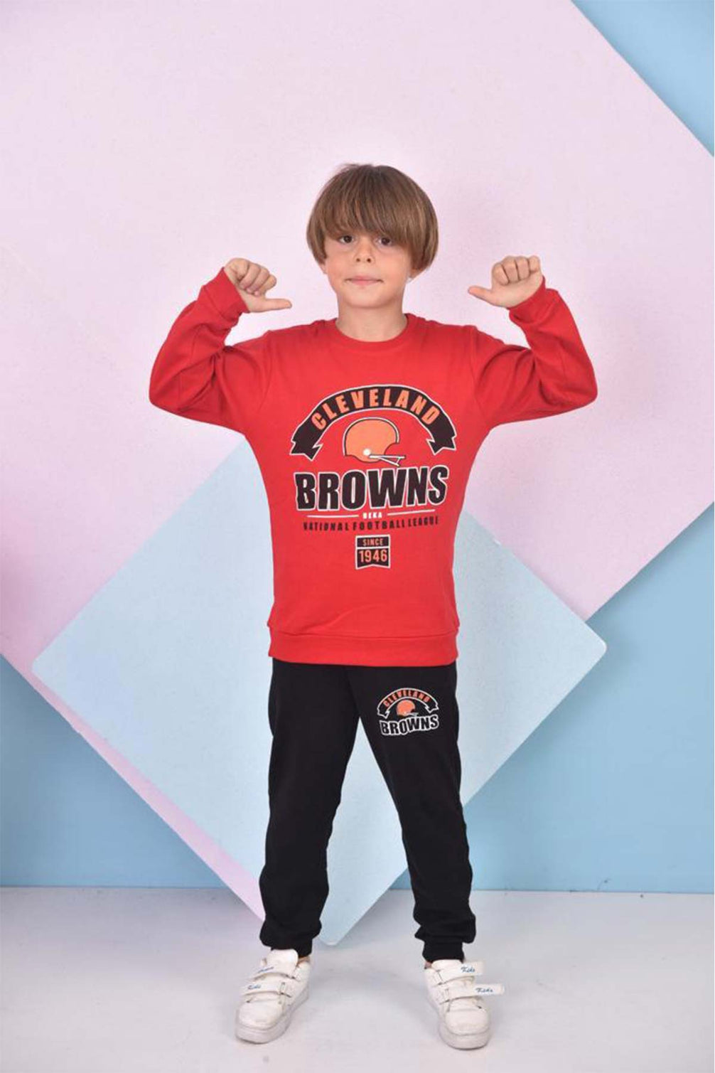 Pınarca Erkek Çocuk Browns Baskılı Pijama Takımı