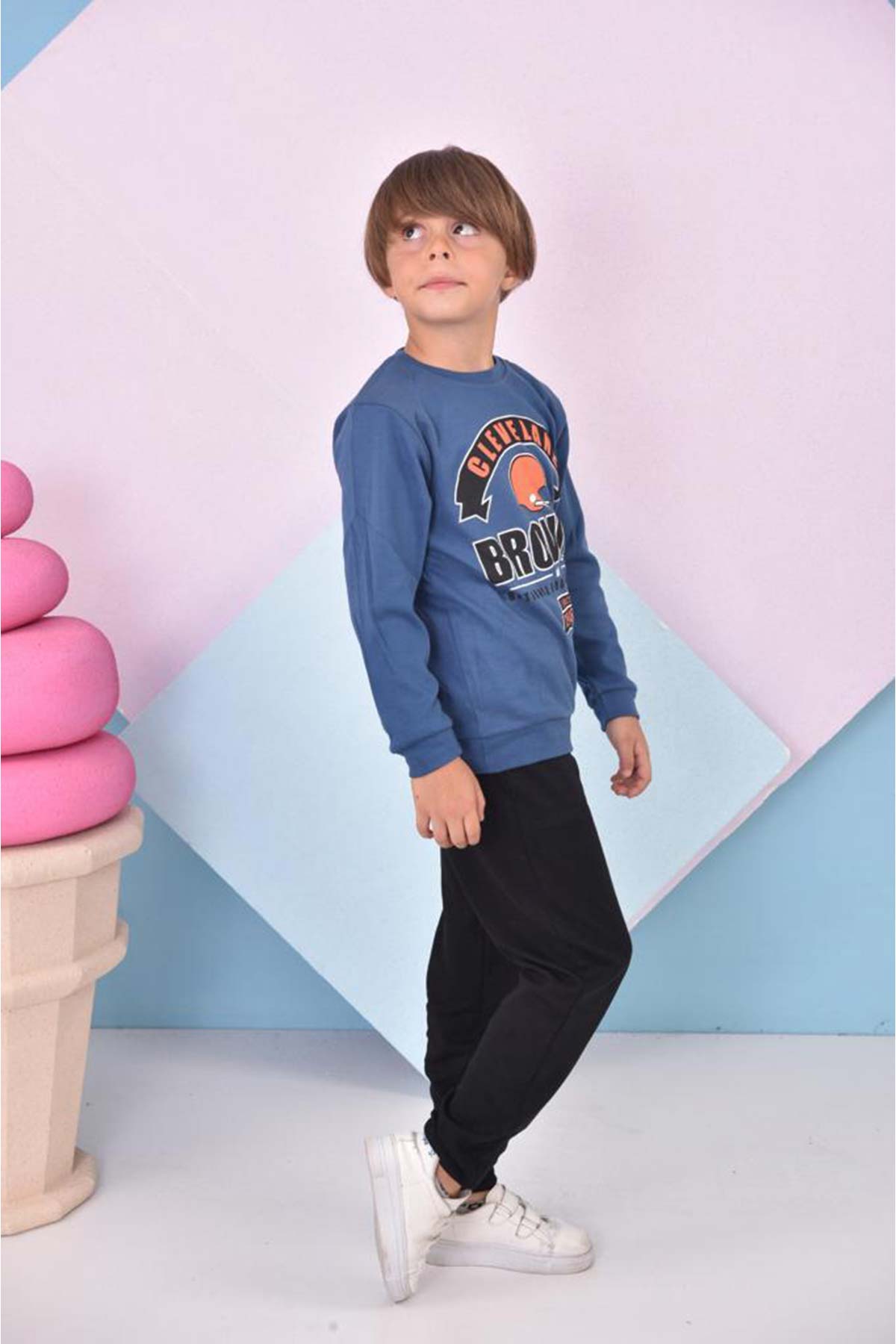 Pınarca Erkek Çocuk Browns Baskılı Pijama Takımı