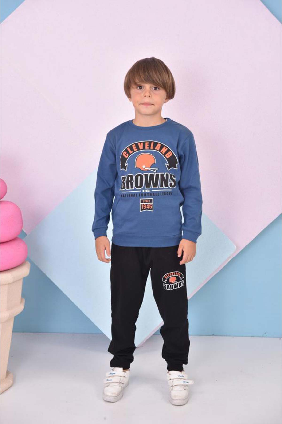 Pınarca Erkek Çocuk Browns Baskılı Pijama Takımı