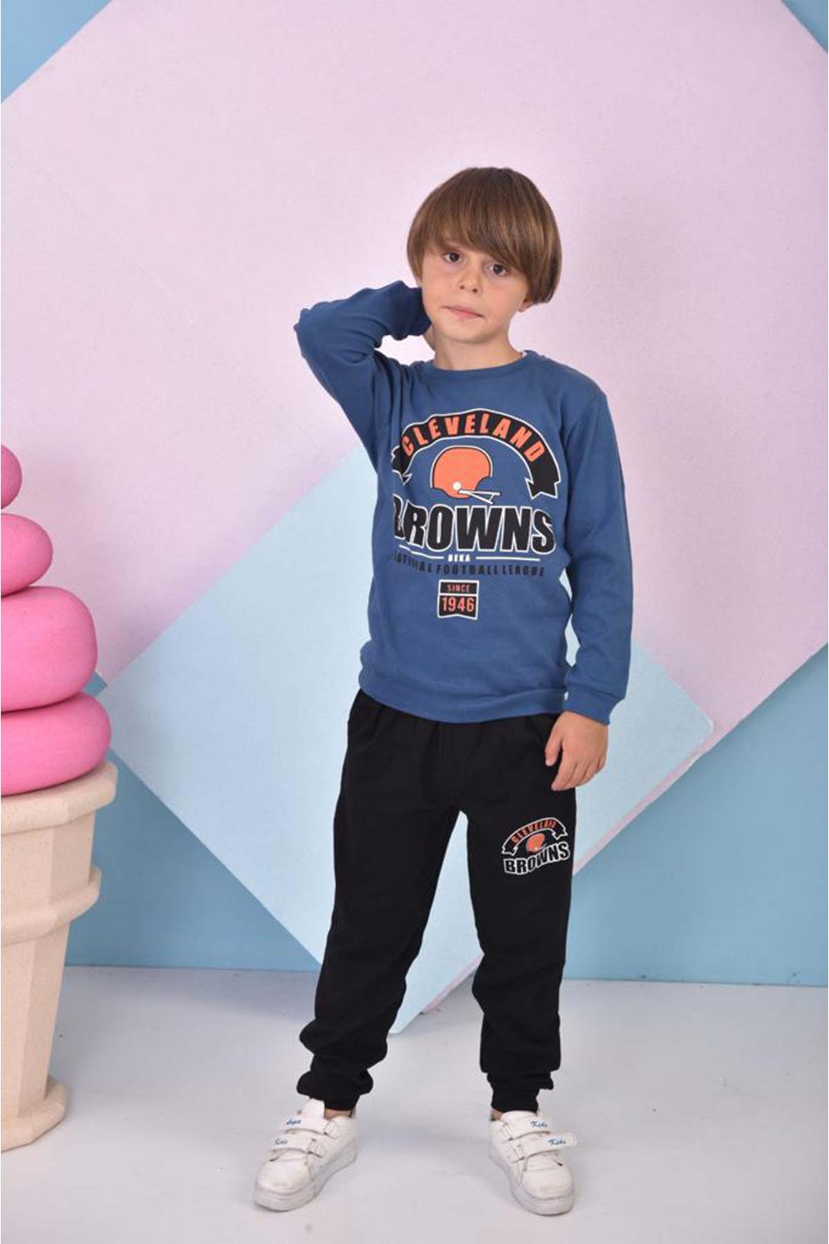 Pınarca Erkek Çocuk Browns Baskılı Pijama Takımı