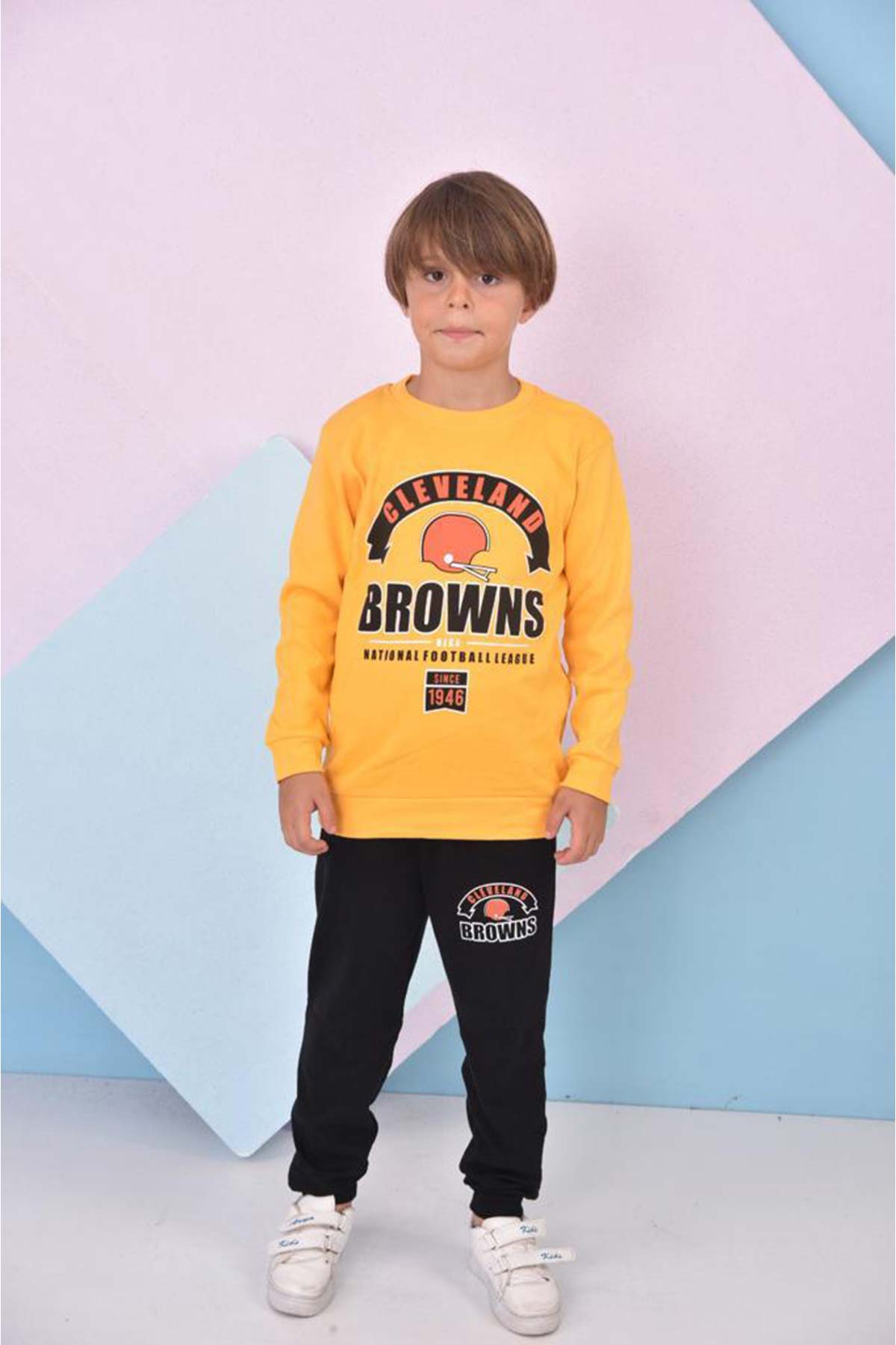 Pınarca Erkek Çocuk Browns Baskılı Pijama Takımı