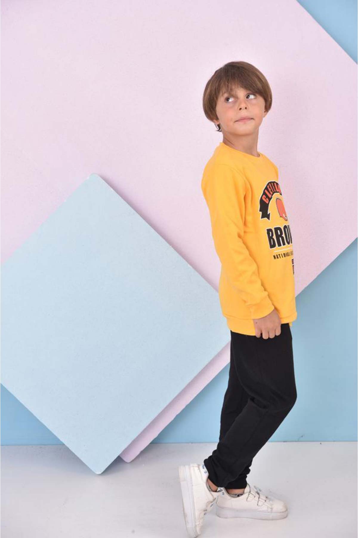 Pınarca Erkek Çocuk Browns Baskılı Pijama Takımı