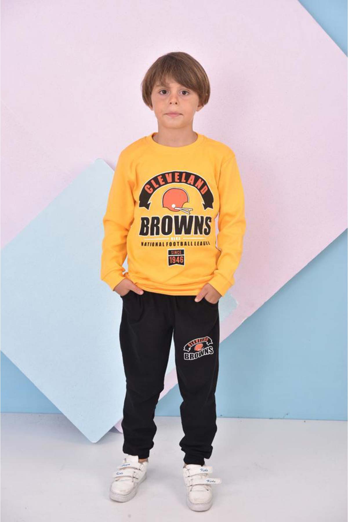 Pınarca Erkek Çocuk Browns Baskılı Pijama Takımı