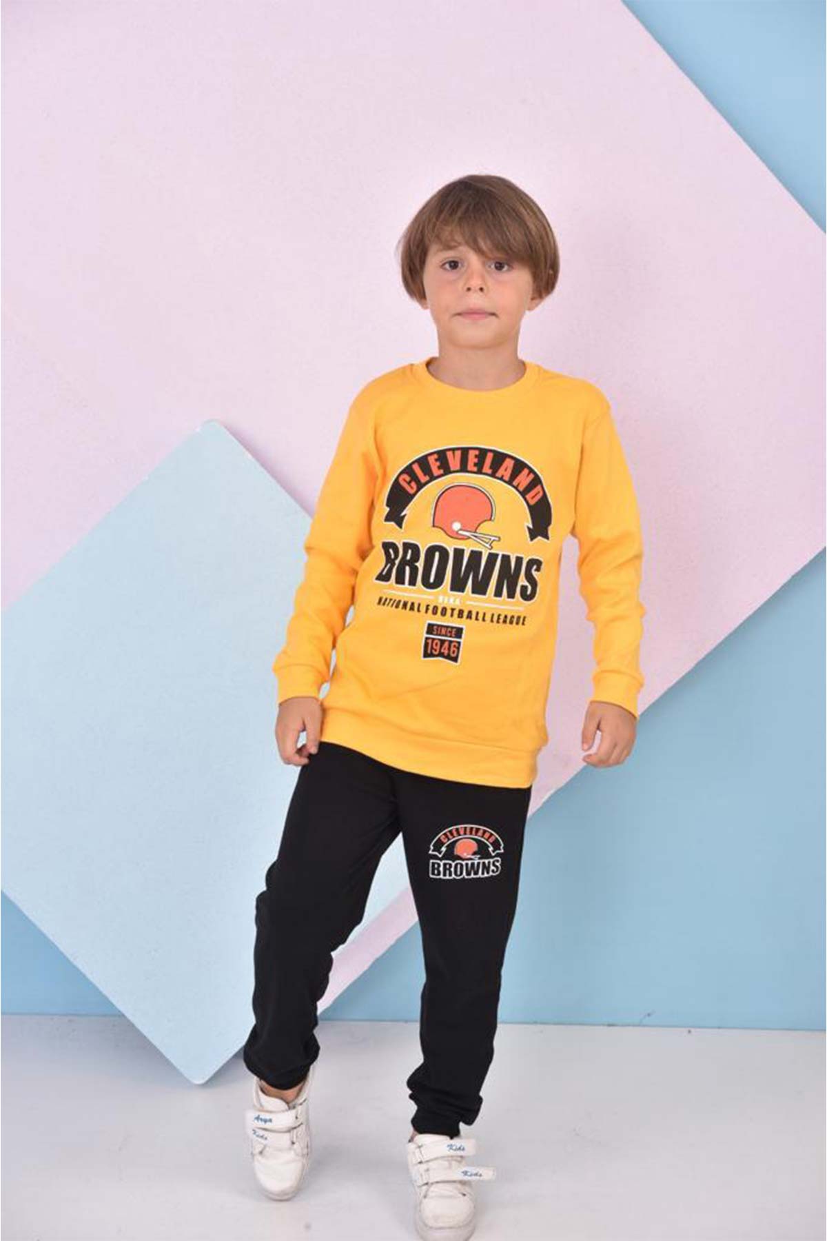 Pınarca Erkek Çocuk Browns Baskılı Pijama Takımı