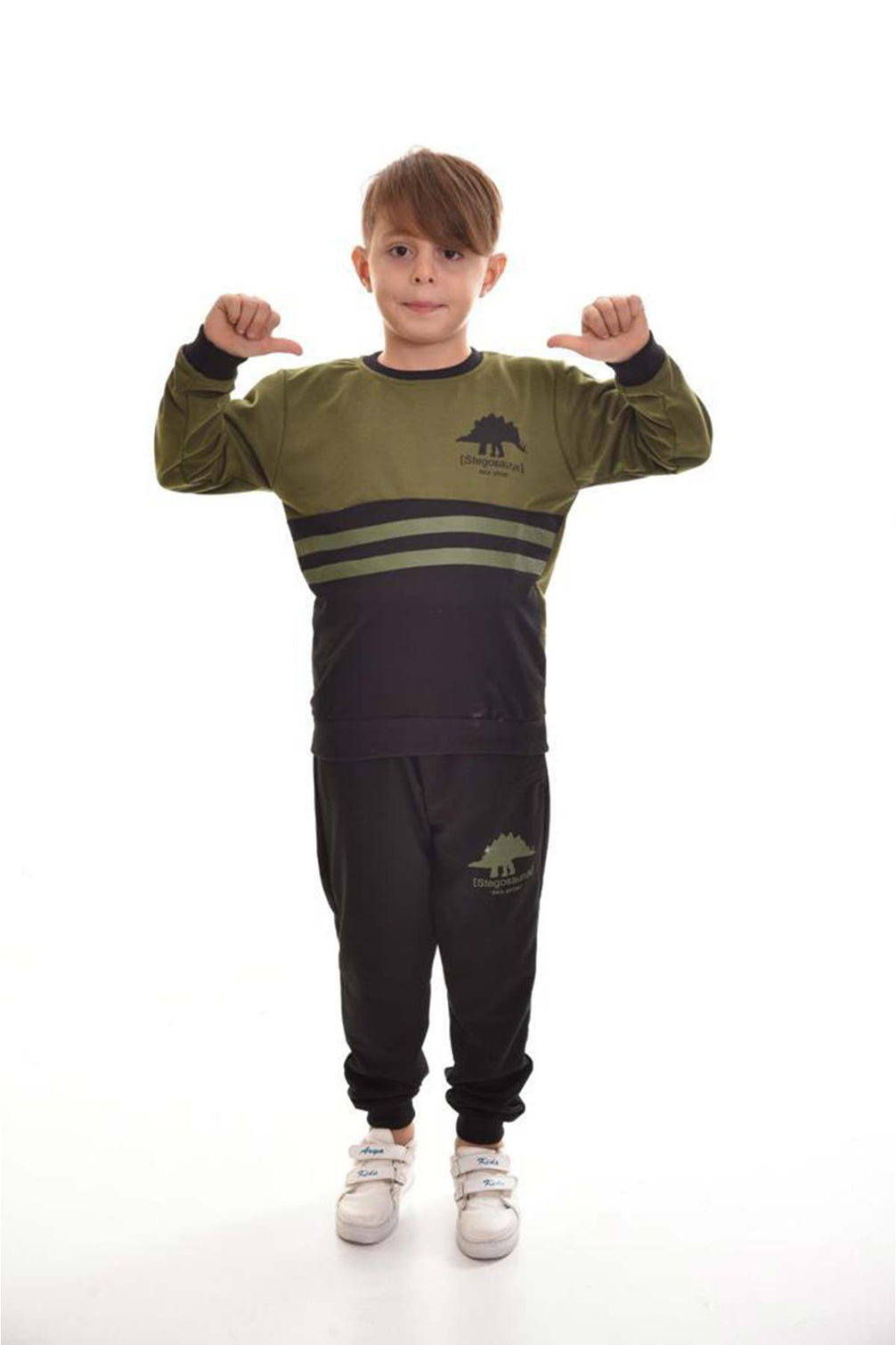 PINARCA Erkek Çocuk Stegosaurus Pijama Takımı