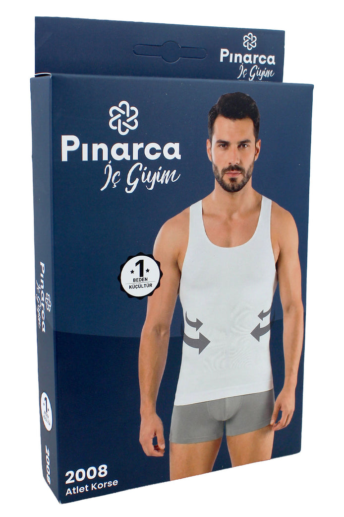 Pınarca Erkek Kalın Askılı Korse Atlet Toparlayıcı