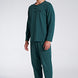 Pınarca Erkek Pijama Takımı Uzun Kollu Düğmeli Desenli Pamuklu