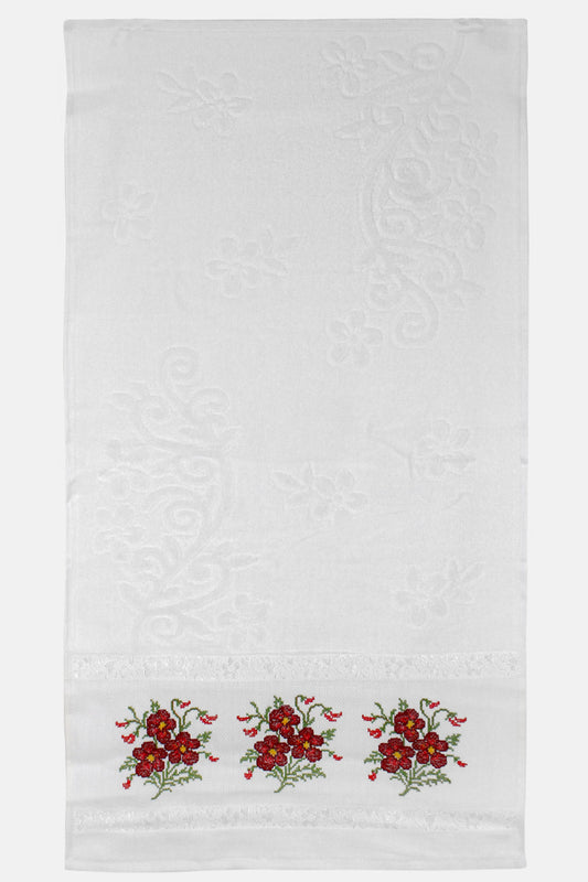 Pınarca Etamin Nakışlı El Yüz Havlusu 50x90