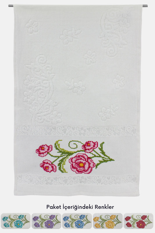 Pınarca Etamin Nakışlı Mutfak Havlusu 30x50