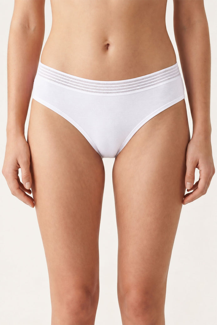 Pınarca Kadın Bikini Külot Bel Dantel Lastikli