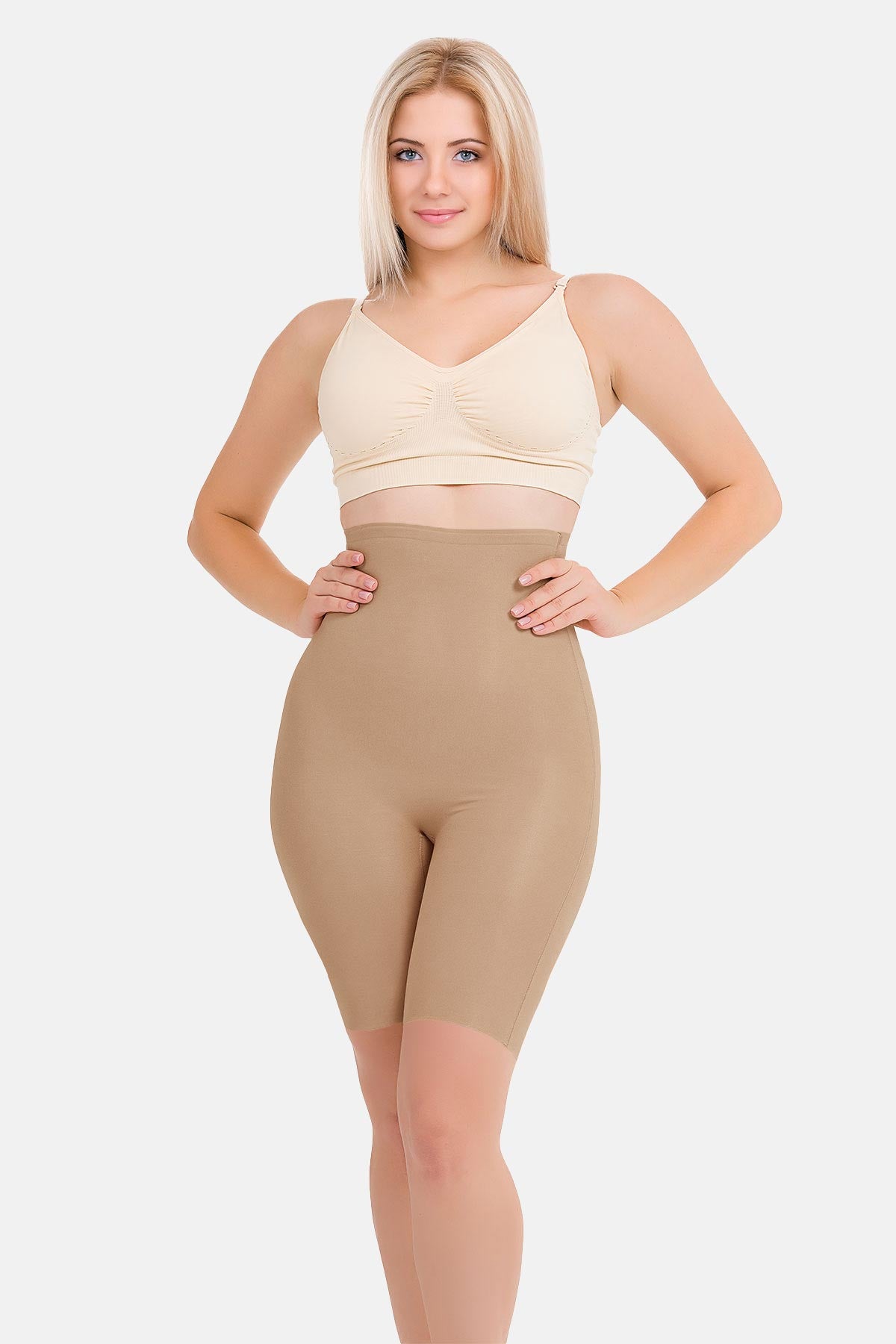 Pınarca Kadın Korse Boxer Lazer Kesim Yüksek Bel