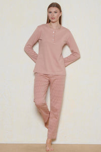 Kadın Çizgili Pijama Takımı