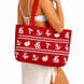Pınarca Kadın Plaj Çantası Desenli Küçük