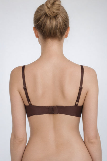 Pınarca Kadın Sütyen Lazer Kesim Yarım Destekli